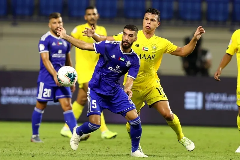 مباراة الوصل والنصر في الدوري الإماراتي