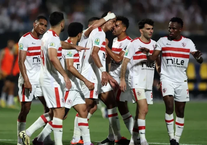 مباراة الزمالك والشرطة الكيني في دوري 32 من الكونفدرالية 2024-2025