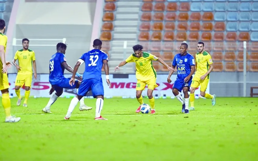 مباراة بهلاء ضد السيب في الدوري العماني