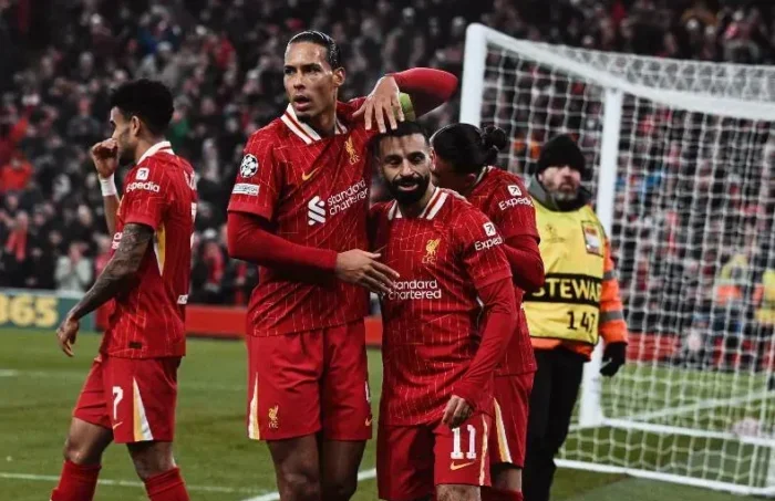 مباراة ليفربول وآيندهوفن في دوري أبطال أوروبا 2025