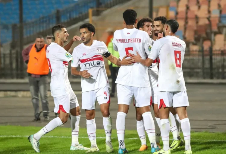 مباراة الزمالك وحرس الحدود في الدوري المصري