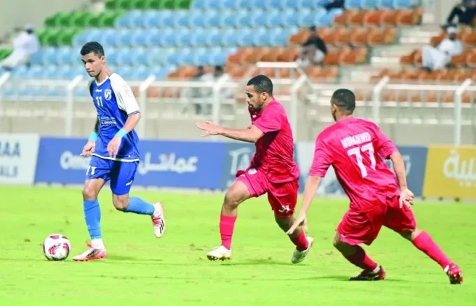 صحم ضد عمان: مباراة في دوري المحترفين العماني