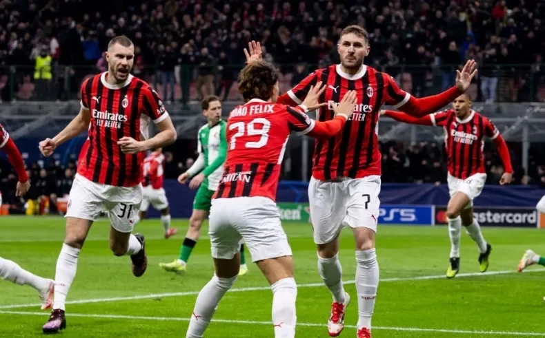 milan e1741453698560 ميلان يواجه ليتشي في الجولة 28 من الدوري الإيطالي 2024-2025